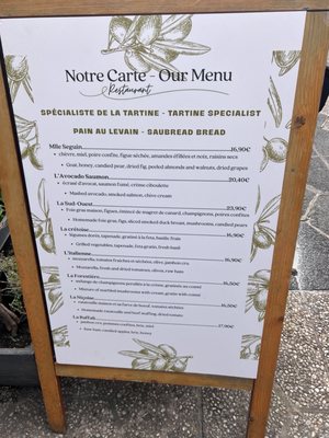 Menu photo 2 La Femme du Boulanger Nice, 06 Menu photo 2 La Femme du Boulanger Nice, 06