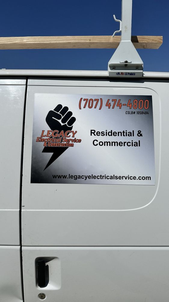 Slide of Legacy Electrical Service & Construction