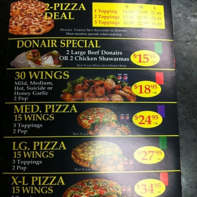 Menu photo 1 Mano City Pizza Ottawa, ON Menu photo 1 Mano City Pizza Ottawa, ON