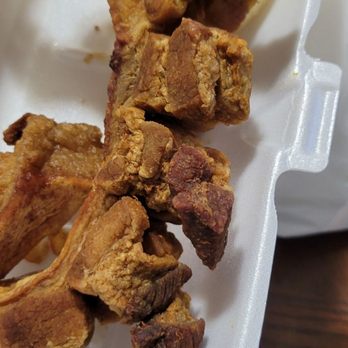 Pollos Mario - This is BURNT, not just fried!!!!! - Spanish Near Me - Hackensack, New Jersey