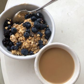 Publix - We didn't just eat cake! We enjoyed a healthy breakfast with granola, Greek yogurt, berries and coffee with cream. All from Publix. - Grocery Near Me - Celebration, Florida