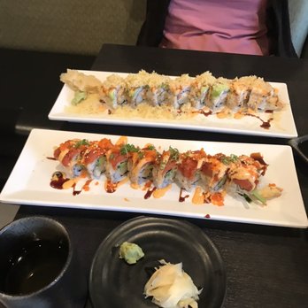 Wasabi Bistro - Dancing tuna on bottom Dancing shrimp roll - Japanese Near Me - Livermore, California
