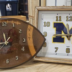 Perfect Timing Clock Shop - College football is getting close!