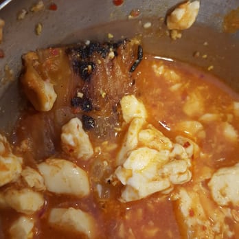 Lighthouse Tofu - Kimchi in kimchi tofu soup was burnt. Tasted sour:( - Korean Near Me - Annandale, Virginia