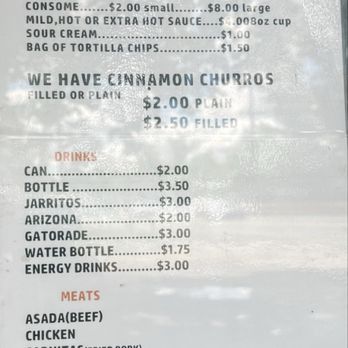 Tacos Pico Rico - Menu - Food Trucks Near Me - Marysville, California Tacos Pico Rico - Menu - Food Trucks Near Me - Marysville, California