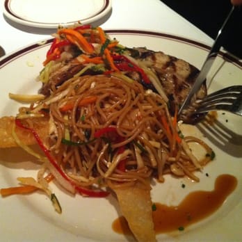 Carlyle - Grill fish of the day, trout, with noodle - New American Near Me - Arlington, Virginia