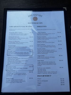 Menu photo 1 Breakfast Hacienda & Cafe Riverside, IL