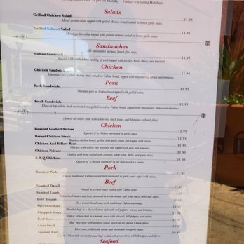 Bella Cuba - Lunch menu - Cuban Near Me - Santa Ana, California Bella Cuba - Lunch menu - Cuban Near Me - Santa Ana, California