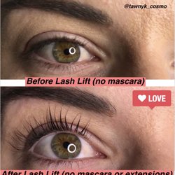 Tawny K Cosmo - Lash Lift results by Tawny!
