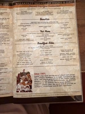 Menu photo 7 Canter's Deli Los Angeles, CA