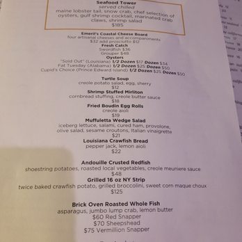 Emeril's Coastal - Menu - Seafood Near Me - Miramar Beach, Florida Emeril's Coastal - Menu - Seafood Near Me - Miramar Beach, Florida