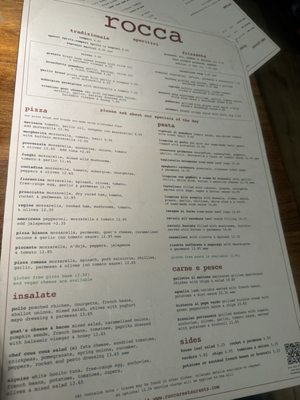 Menu photo 3 Rocca London, XGL Menu photo 3 Rocca London, XGL