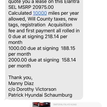 Patrick Hyundai - Text from dealer - Car Dealers Near Me - Schaumburg, Illinois Patrick Hyundai - Text from dealer - Car Dealers Near Me - Schaumburg, Illinois