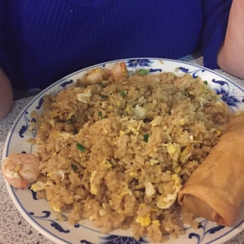 Mya's Noodle House - Fried rice w shrimp roll - Chinese Near Me - Chiefland, Florida