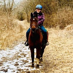 Meadowsweet Ranch - Amber's first trail ride