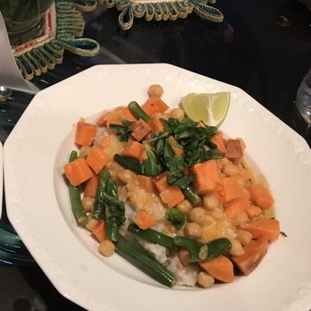 Purple Carrot - Sweet Potato Panang Curry - Food Delivery Services Near Me - Needham, Massachusetts