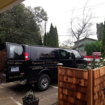 Atiyeh Bros - Atiyeh Bros. van in the driveway - Carpet Cleaning Near Me - Eugene, Oregon