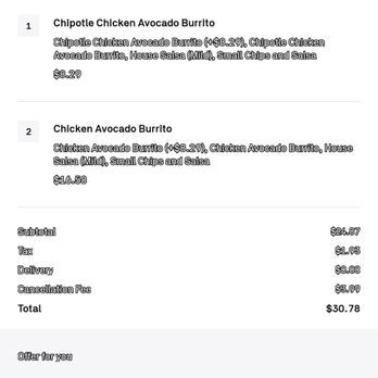 Postmates - Postmates charged twice - Food Delivery Services Near Me