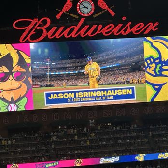 Busch Stadium - Jason Isringhausen coming back for the bananas! - Stadiums & Arenas Near Me - Saint Louis, Missouri