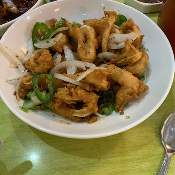 Bistro B - Worse salt and pepper squid (muc rang muoi) ever. - Vietnamese Near Me - Dallas, Texas