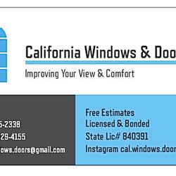 California Windows and Doors - Our new updated Business Logo
