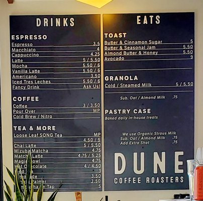 Menu photo 3 Dune Coffee Roasters Goleta, CA