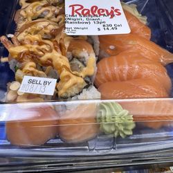 Raley's - Close up of sushi platter