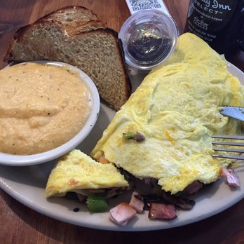 Brother Juniper's - Denver omelette, cheese grits - Breakfast & Brunch Near Me - Memphis, Tennessee Brother Juniper's - Denver omelette, cheese grits - Breakfast & Brunch Near Me - Memphis, Tennessee