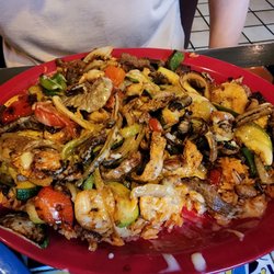 Don Pepe Mexican Restaurant - Shrimp dish with zucchini and cheese mixed it...awesome