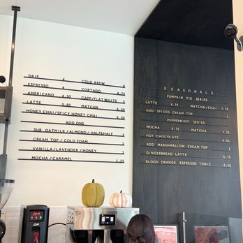 Roosevelt Coffee - Wall menu - Cafes Near Me - Irvine, California Roosevelt Coffee - Wall menu - Cafes Near Me - Irvine, California