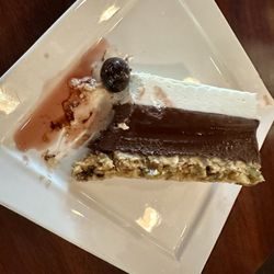 Brandani's Restaurant & Wine Bar - French silk pie with multi-nut crust for chocolate lovers