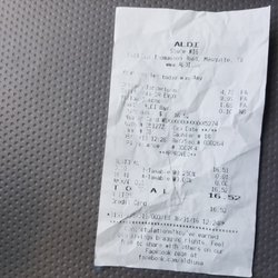 My receipt. Chicken tenders 2lb for 4.73 and 3lbs onion for 1.69. Had to buy plastic bag for carry out for 10 cents