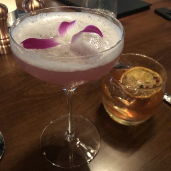 Partage - South of France and Applewood smoked Old Fashion - French Near Me - Las Vegas, Nevada