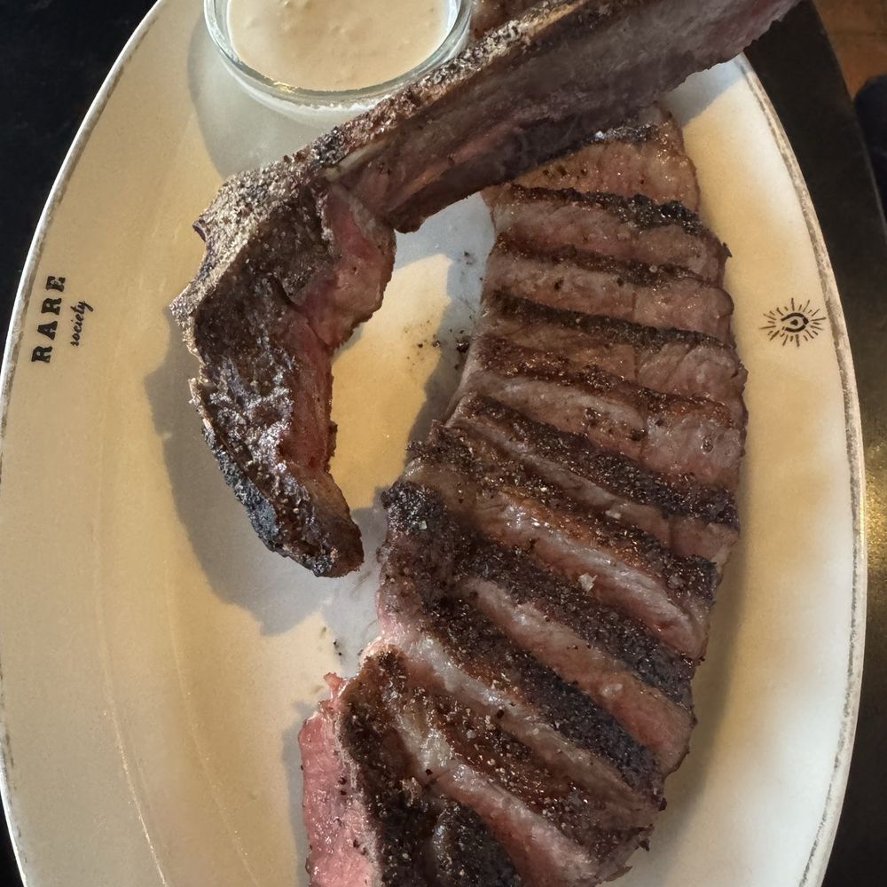 Rare Society - 40 day-Aged bone in NY strip - Steakhouses Near Me - San Clemente, California Rare Society - 40 day-Aged bone in NY strip - Steakhouses Near Me - San Clemente, California