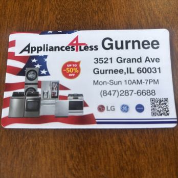 Appliances 4 Less - Appliances Near Me - Gurnee, Illinois