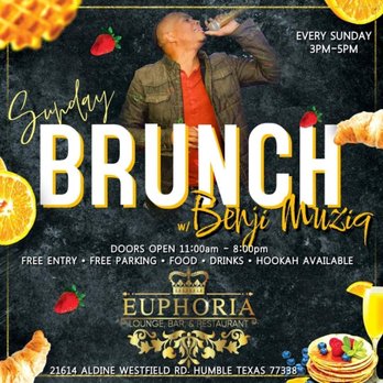 Euphoria  Lounge - runch flyer - Lounges Near Me - Humble, Texas