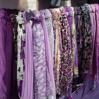 Purpleologist - The peacock scarf is selling for $17.95.  I think it was wrapped around my neck at the time of this photo. - Jewelry Near Me - North Myrtle Beach, South Carolina