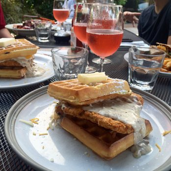 The Hideout Kitchen - Waffle Sandwich! Must try!! - New American Near Me - Lafayette, California