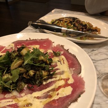 Il Figlio Enoteca - Starters- octopus and carpaccio - Italian Near Me - Fishkill, New York