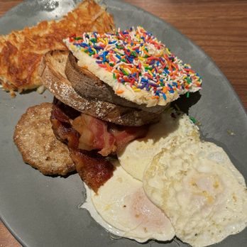 Ted's Bulletin One Loudoun - Big Mark Breakfast - Yummy! This is with a strawberry Ted's Tart. - Comfort Food Near Me - Ashburn, Virginia Ted's Bulletin One Loudoun - Big Mark Breakfast - Yummy! This is with a strawberry Ted's Tart. - Comfort Food Near Me - Ashburn, Virginia