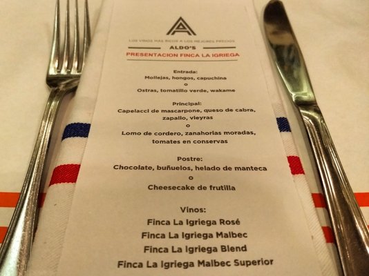 Menu photo 1 Aldo's Buenos Aires, C
