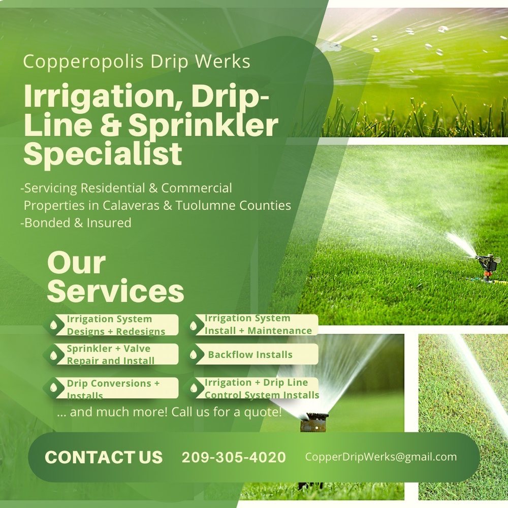 COPPEROPOLIS DRIP WERKS Request a Quote Copperopolis, CA Yelp