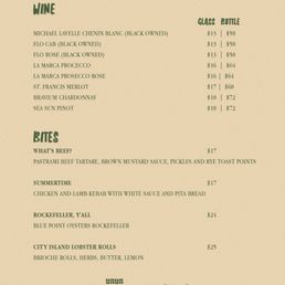 Event menu