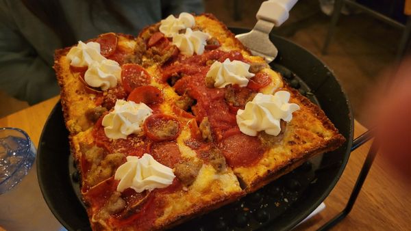 Blue Pan Pizza by null