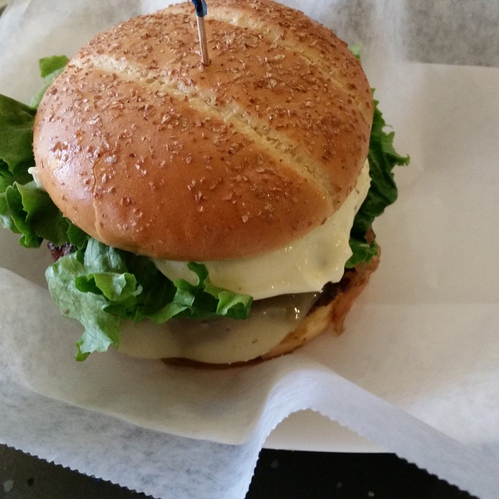 AJ's - Double gcb add bacon - American Near Me - West Lafayette, Indiana