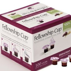 Priscillas Christian Bookstore - Pre filled fellowship cups