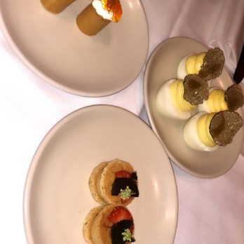Jeffrey's - Prime Beef Tenderloin Tartare, Foie Gras, Truffled Deviled Egg - American Near Me - Austin, Texas Jeffrey's - Prime Beef Tenderloin Tartare, Foie Gras, Truffled Deviled Egg - American Near Me - Austin, Texas