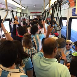 VTA - Packed of football fans