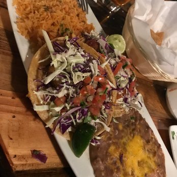 Casa Estrella - Fish tacos with rice and frijoles... yum - Mexican Near Me - Fallbrook, California Casa Estrella - Fish tacos with rice and frijoles... yum - Mexican Near Me - Fallbrook, California