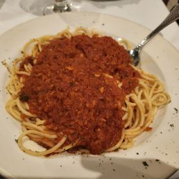 Spaghetti with marinara Spaghetti with marinara